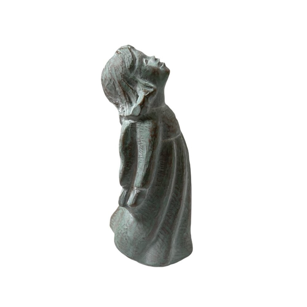 Isabel Bloom 2007 Rejoice Angel Faux Patina Sculpture Figurine Retired - Picture 4 of 7